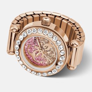 Crystal analogue watch-ring