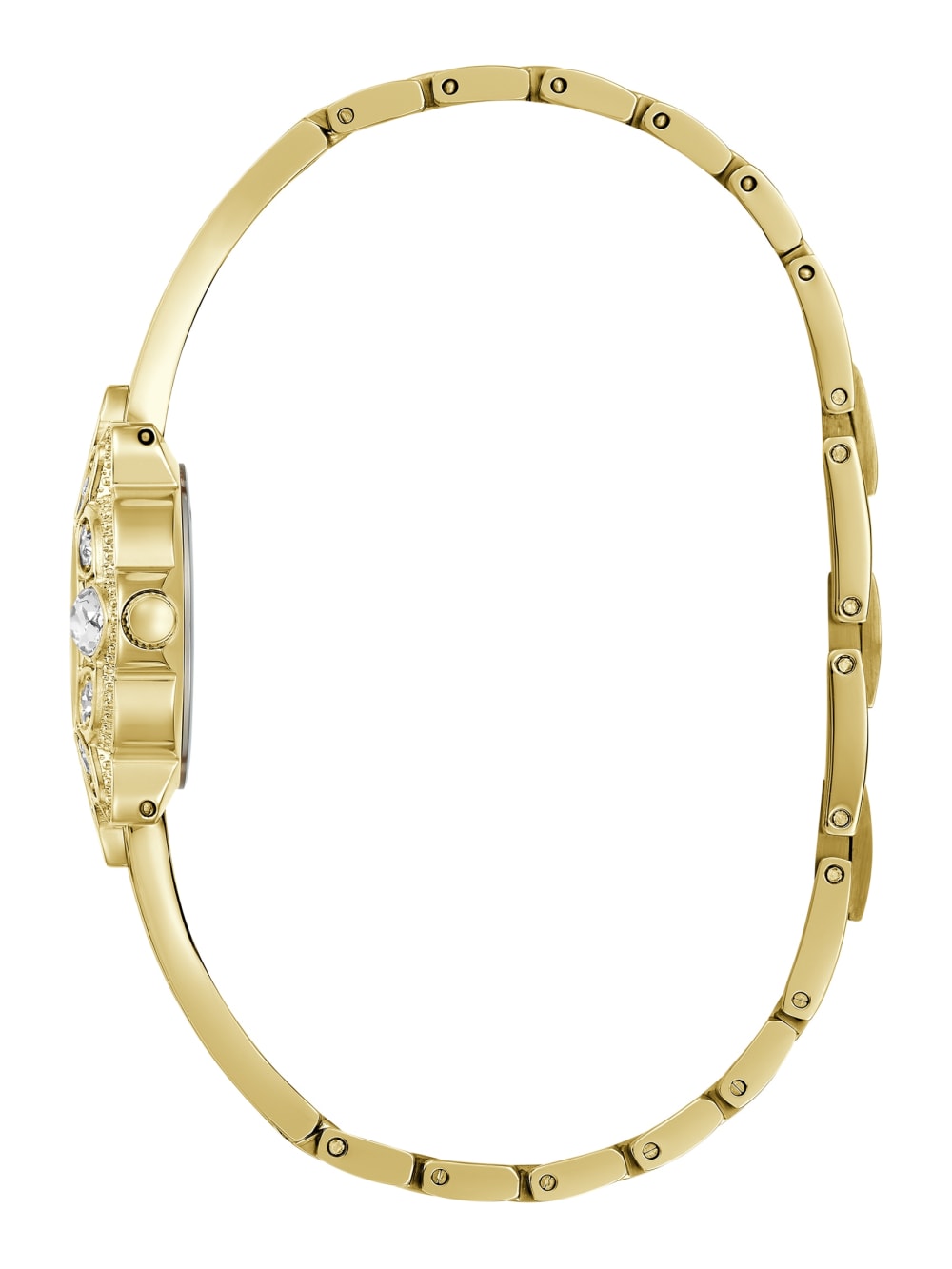 Gold-Tone Flower Analog Watch - Image 3