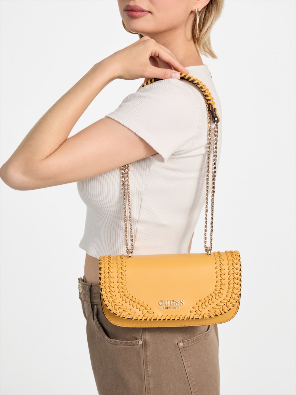 Tatum Whipstitched Convertible Crossbody - Image 2