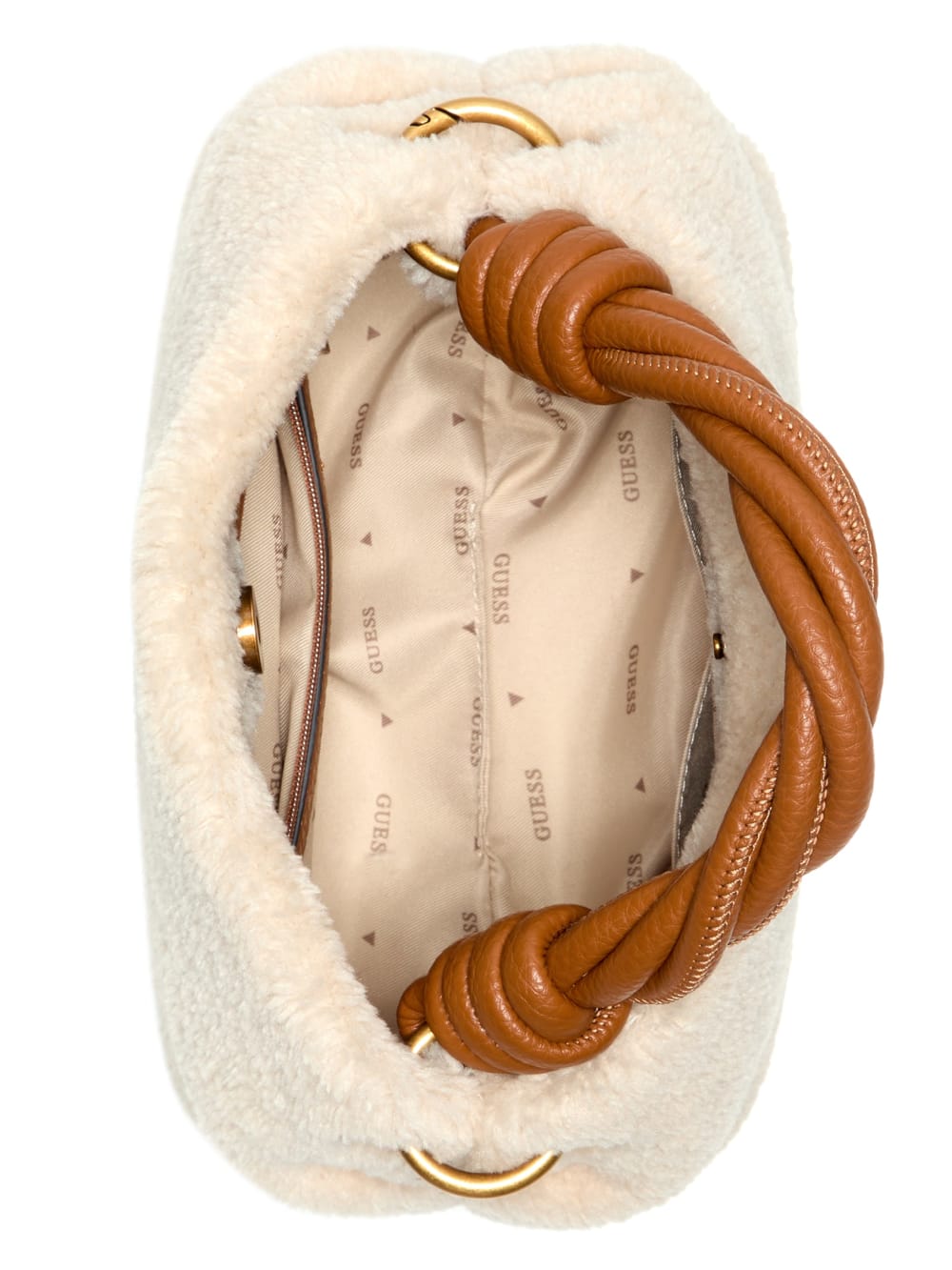 Shaida Shearling Top-Handle Crossbody - Image 5