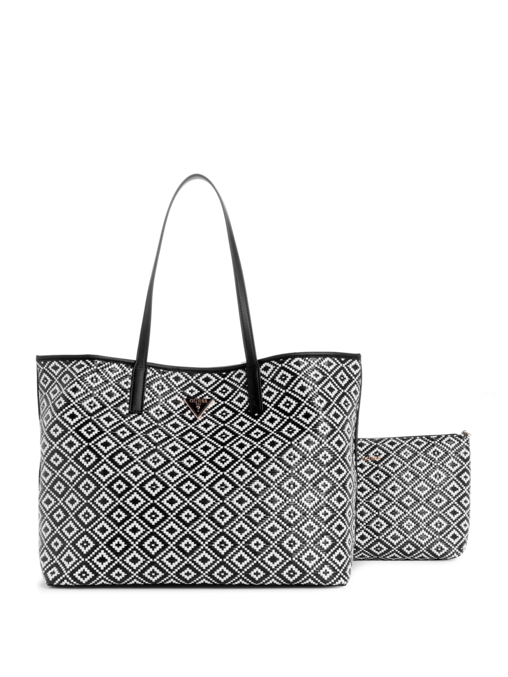 Vikky Straw Tote Set - Image 4
