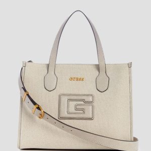 G Status Snake-Embossed Tote