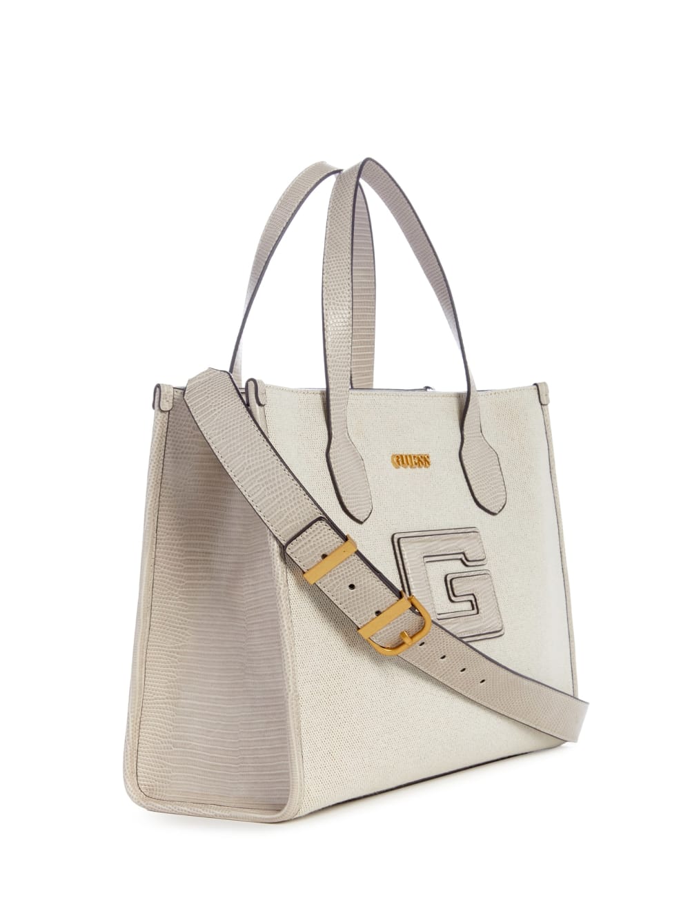 G Status Snake-Embossed Tote - Image 3