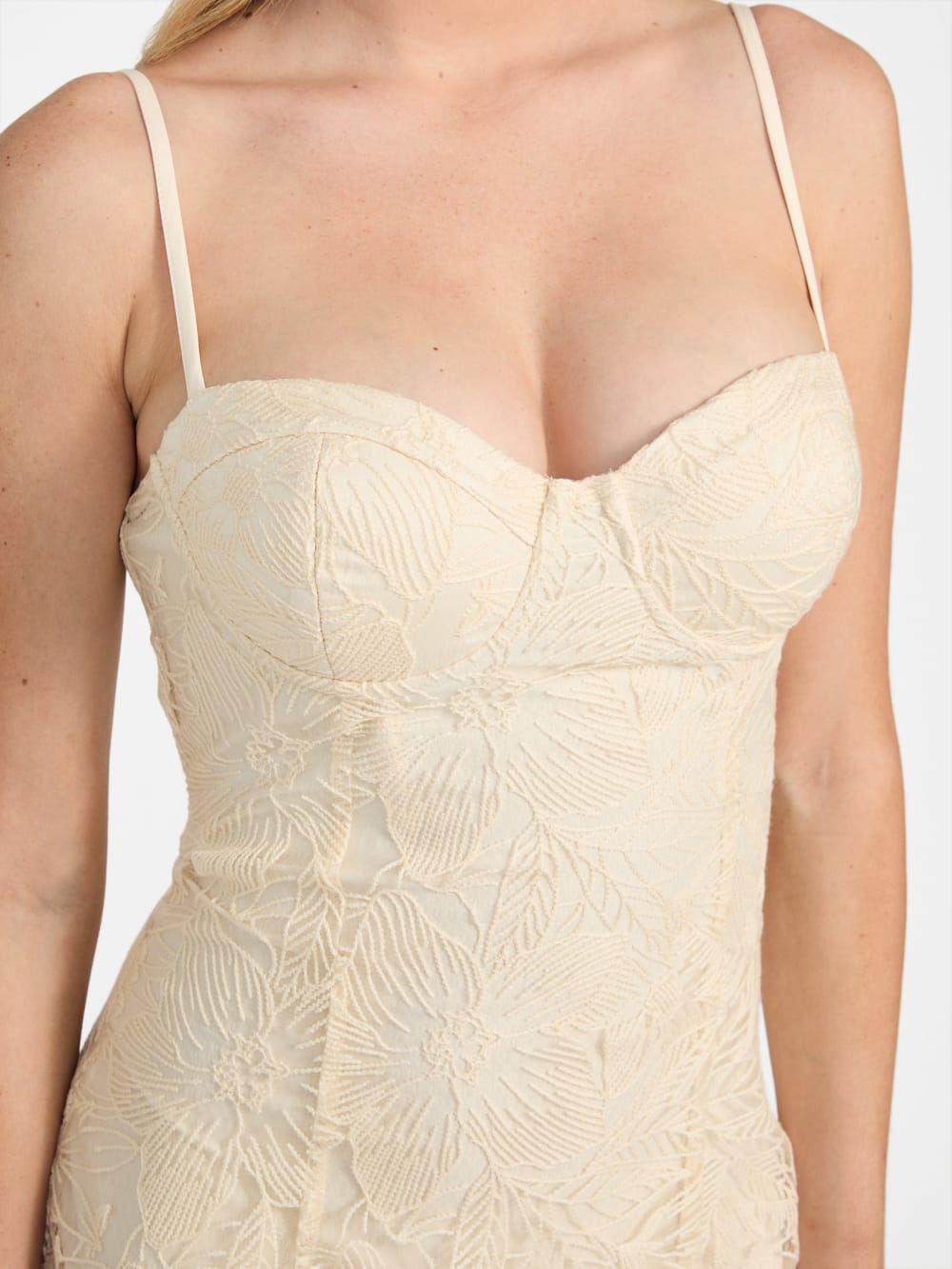 Serene Lace Bustier Dress - Image 6