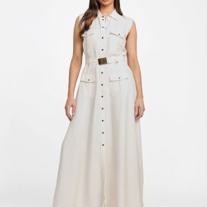 Eco Greta Linen-Blend Maxi Dress