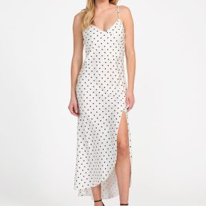 Cemona Polka Dot Slip Dress