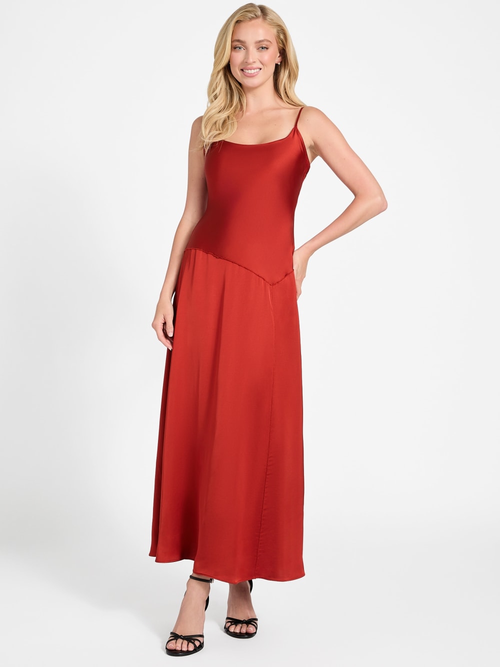 Jasmin Woven Maxi Dress - Image 5