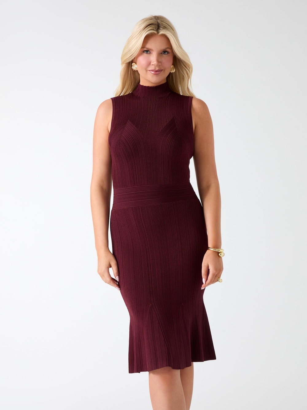 Adwoa Mock-Neck Dress