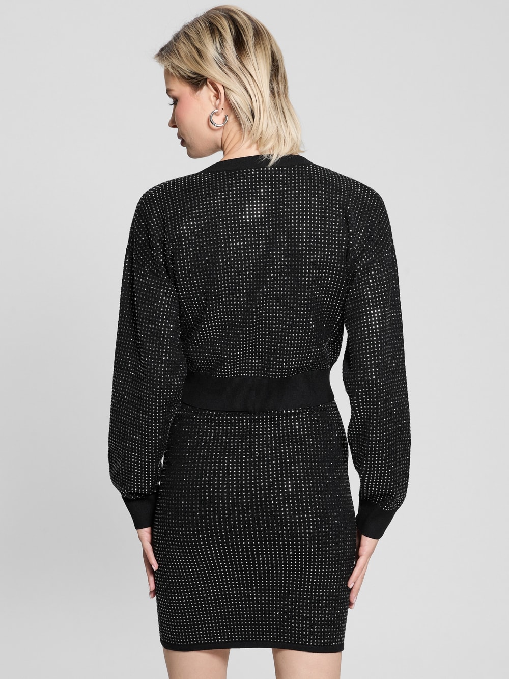 Khloe Rhinestone Sweater Dress - Image 5