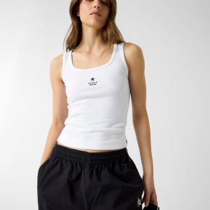 Slim Embroidered Star Tank