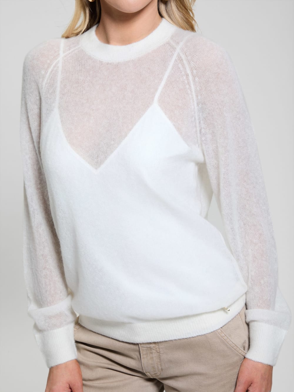 Izabella Wool-Blend Sweater - Image 3