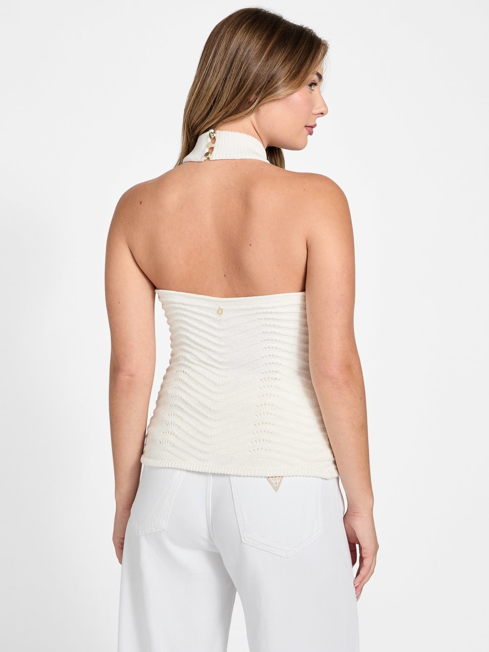 Eco Serina Chevron Sweater Top - Image 4