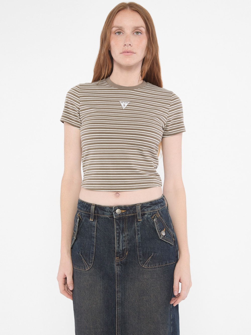 GUESS Originals Striped Baby Tee - Image 4