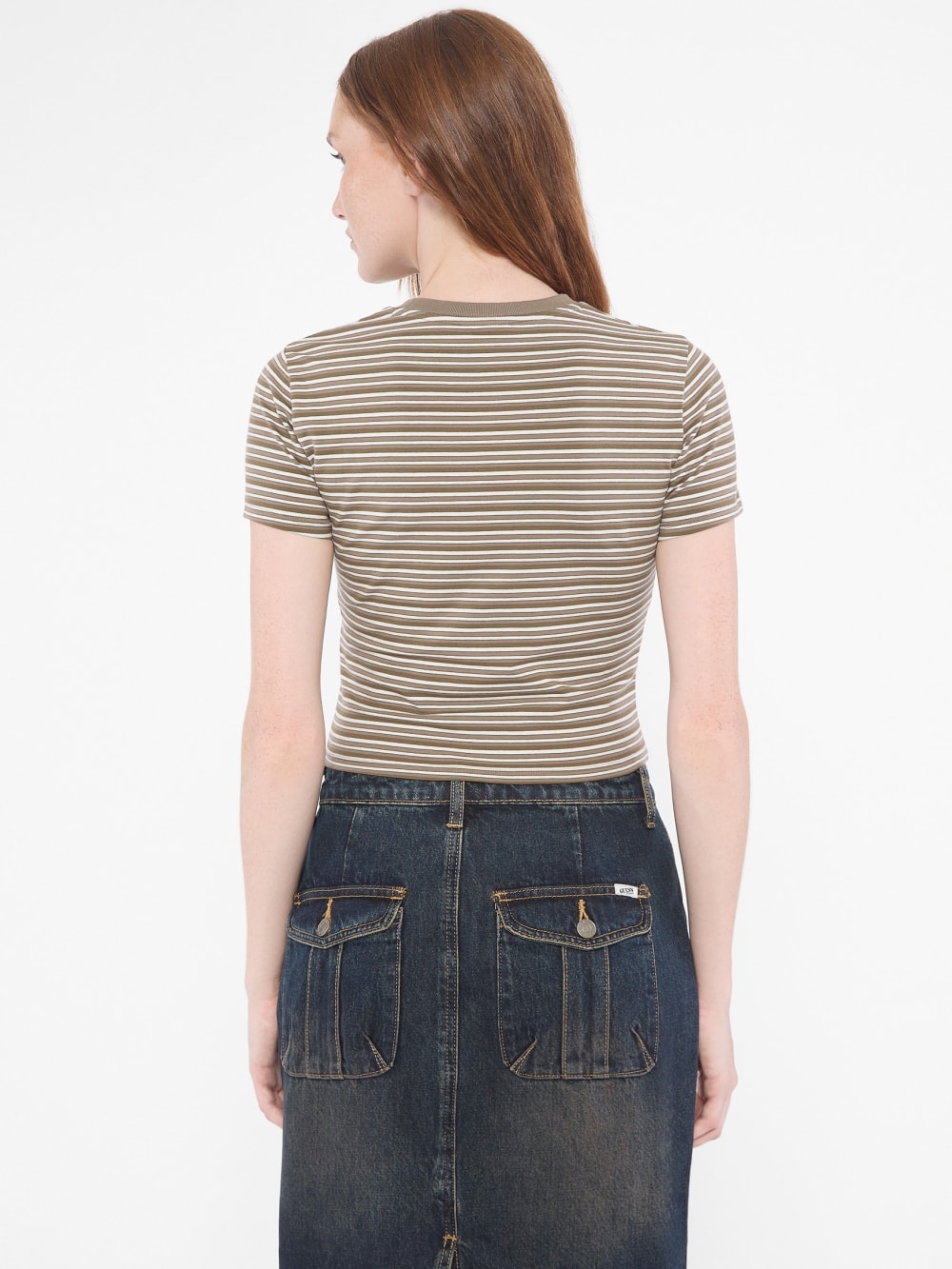 GUESS Originals Striped Baby Tee - Image 5