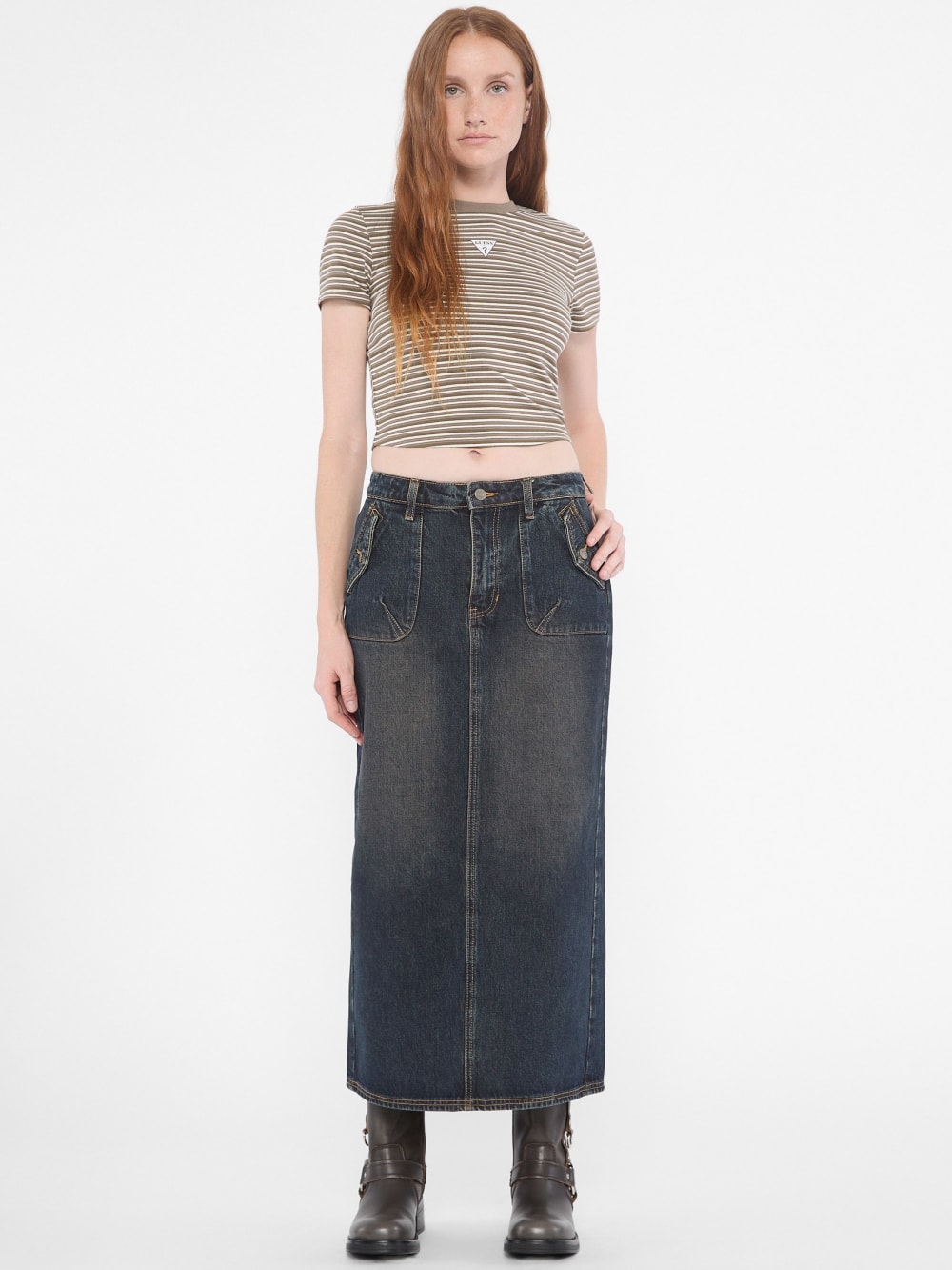 GUESS Originals Striped Baby Tee - Image 6