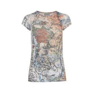 rose burnout tee