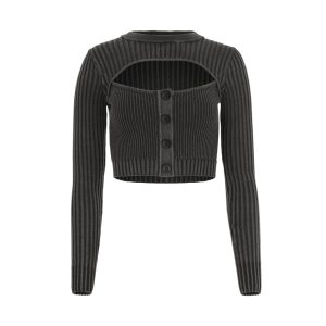 long-sleeve layered sweater top