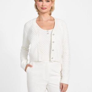 Textured cardigan