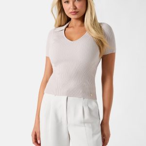 Viscose-blend top