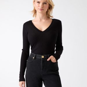 Eco Isa V-Neck Sweater Top
