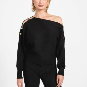 Eco Jamia Beaded Sleeve Sweater