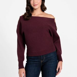 Eco Jamia Beaded Sleeve Sweater