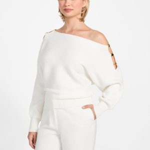 Eco Jamia Beaded Sleeve Sweater