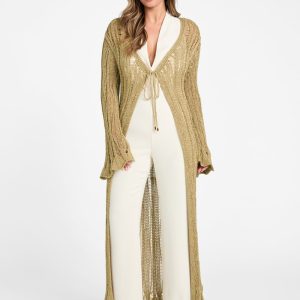Lucky Lurex Net Duster Cardigan