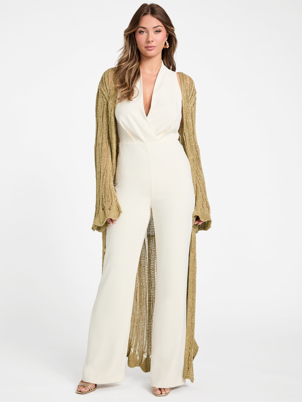 Lucky Lurex Net Duster Cardigan - Image 6