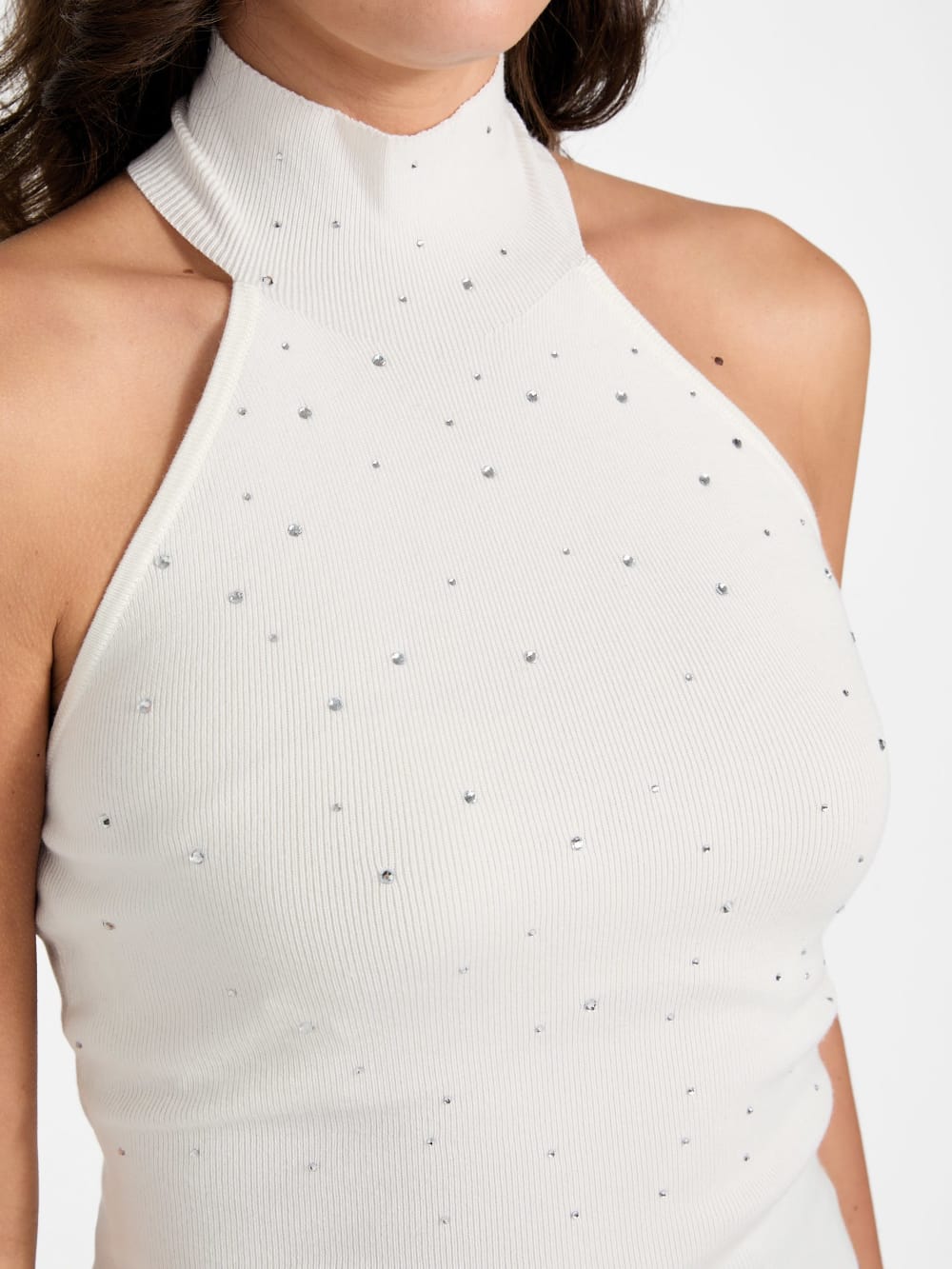 Eco Minara Rhinestone Sweater Top - Image 3