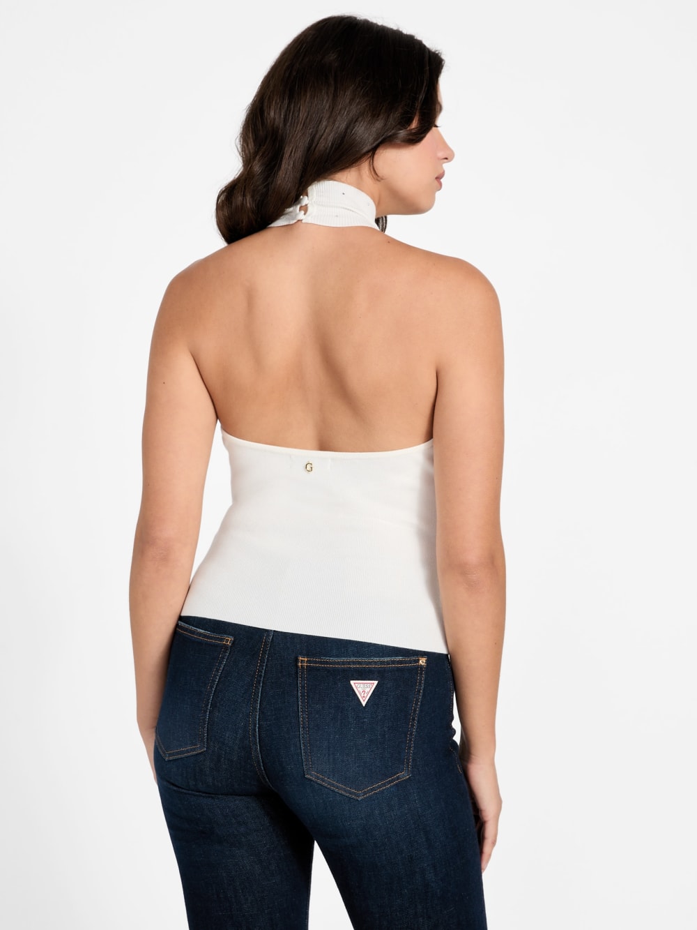 Eco Minara Rhinestone Sweater Top - Image 4