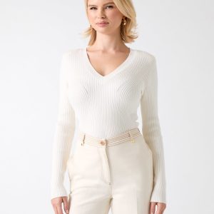 Eco Isa V-Neck Sweater Top
