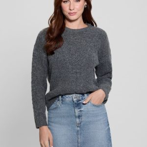 Sylvie Alpaca-Blend Pointelle Sweater