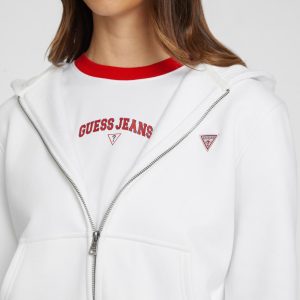 Mini Patch Zip-Up Sweatshirt