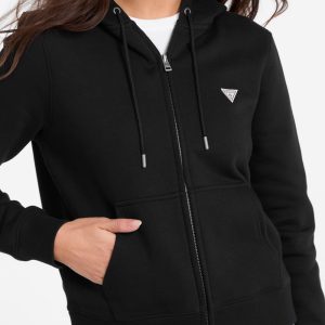 Mini Patch Zip-Up Sweatshirt