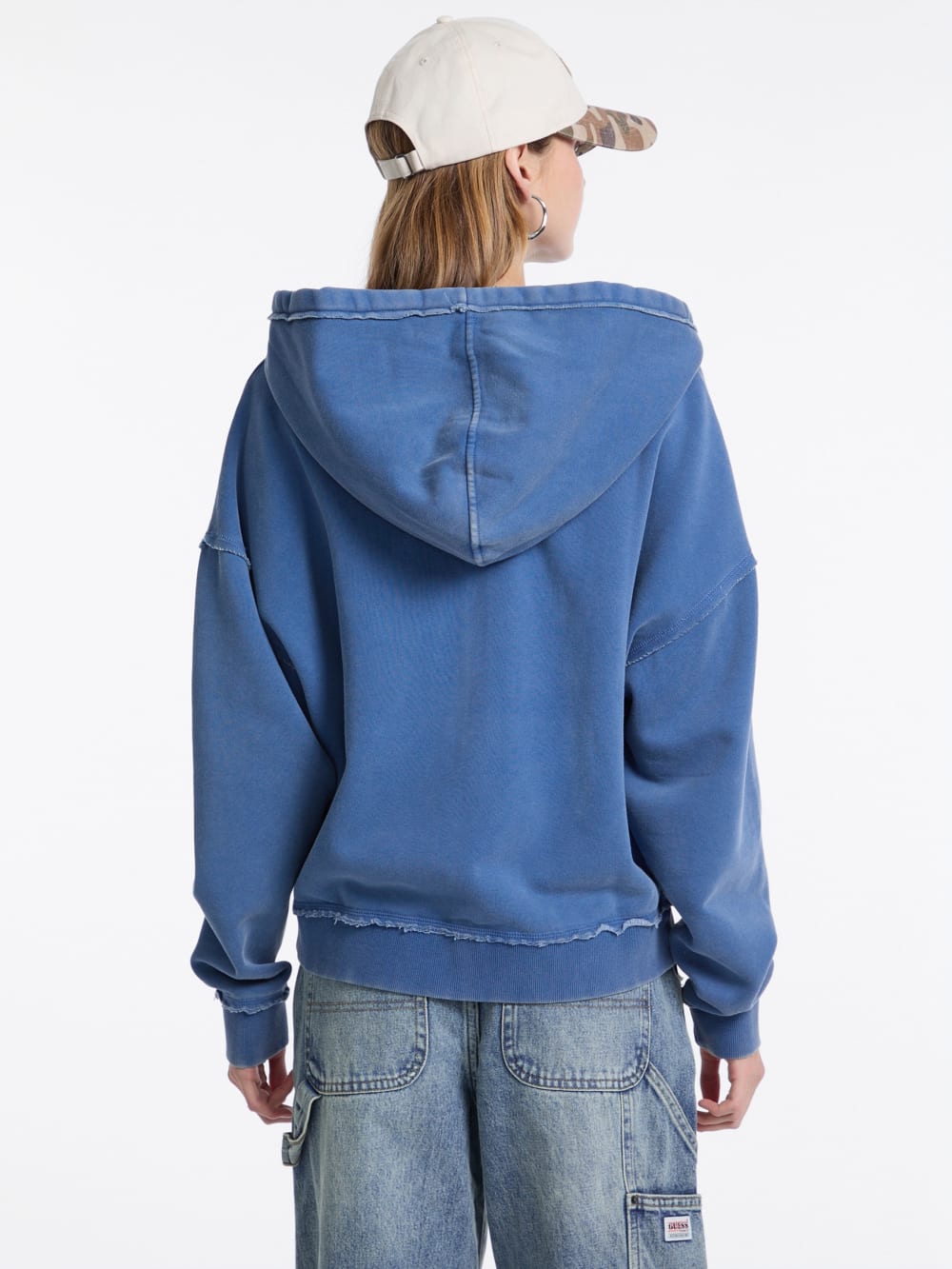 GUESS Originals Star Rhinestone Hoodie - Image 4