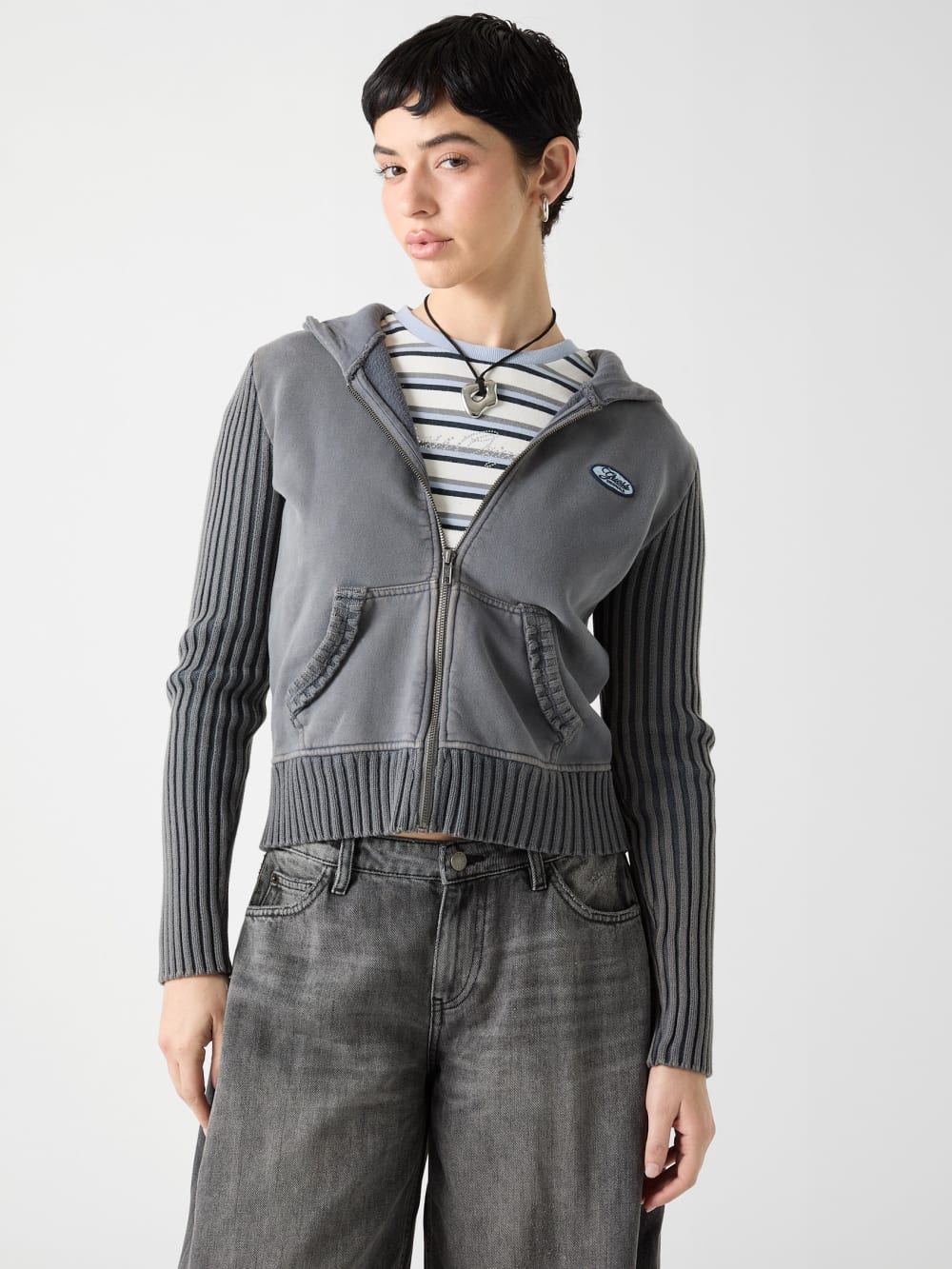 GUESS Originals Eco Zip Hoodie