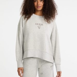 GUESS Originals Eco Distressed Baker Crewneck