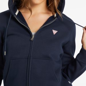 Mini Patch Zip-Up Sweatshirt