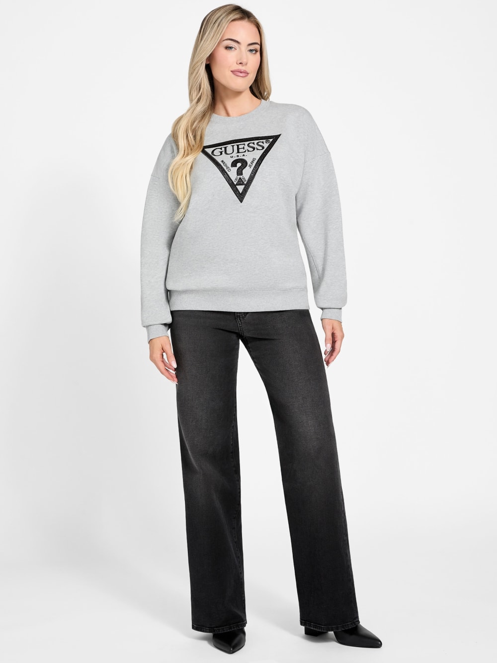Eco Glitter Triangle Sweatshirt - Image 2