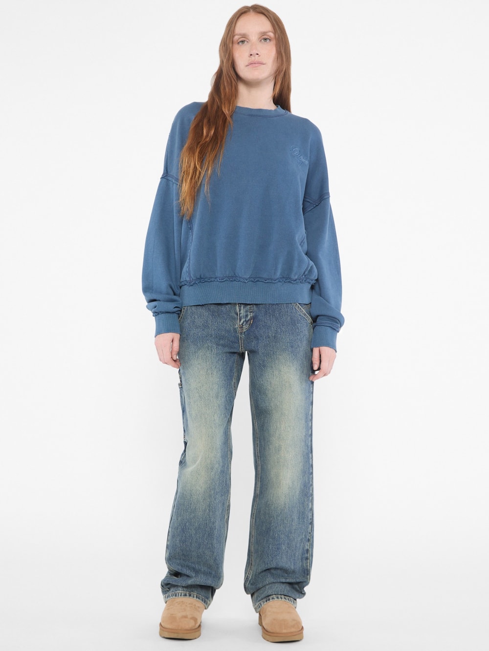 GUESS Originals Distressed Pullover - Image 2