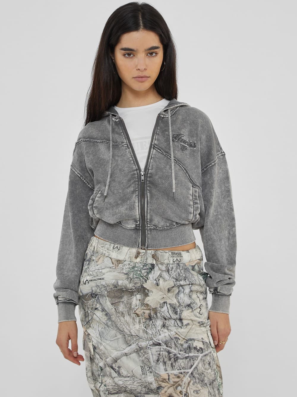 GUESS Originals Panel Washed Hoodie
