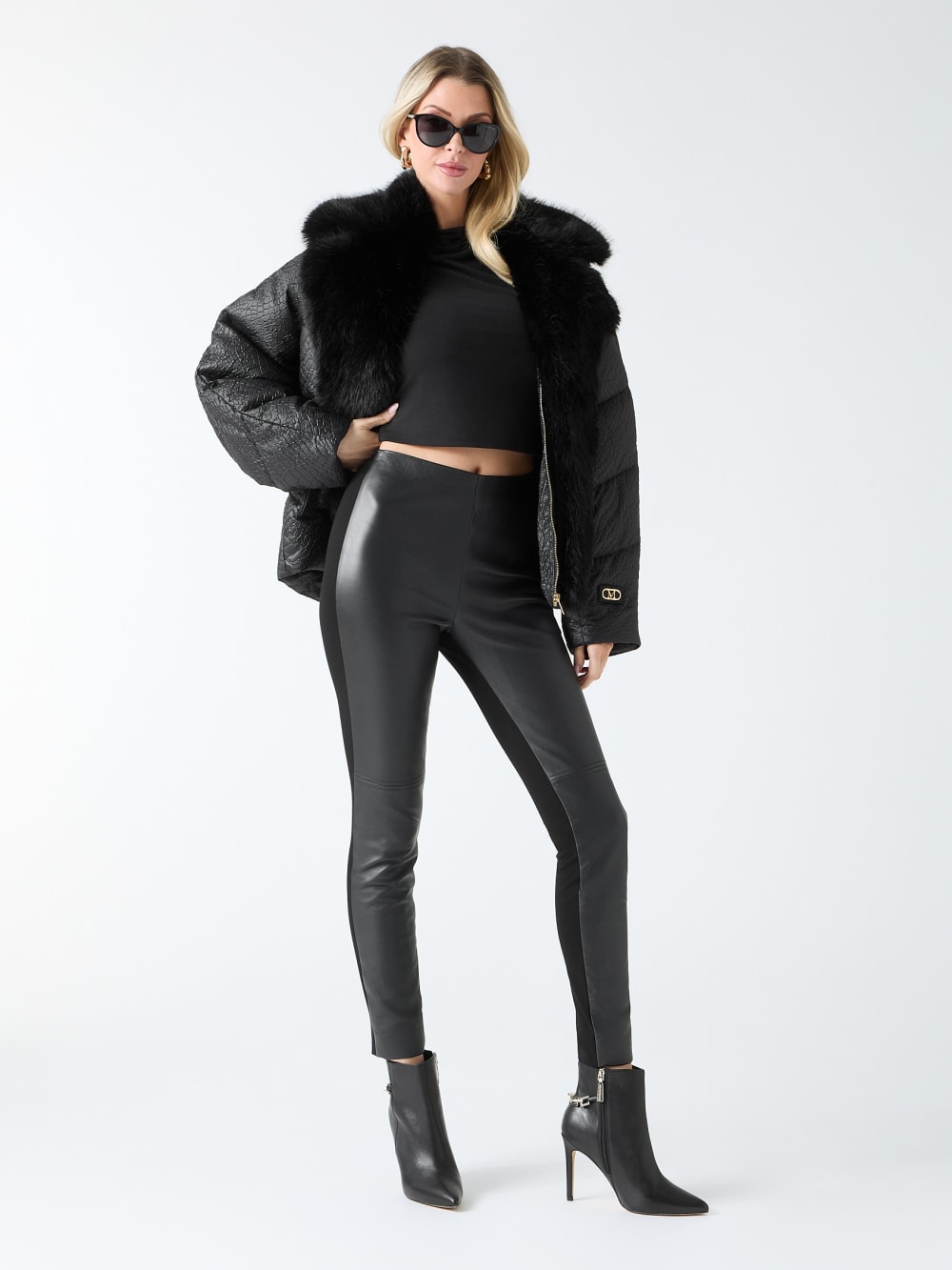 Coy Leather High-Rise Legging - Image 2