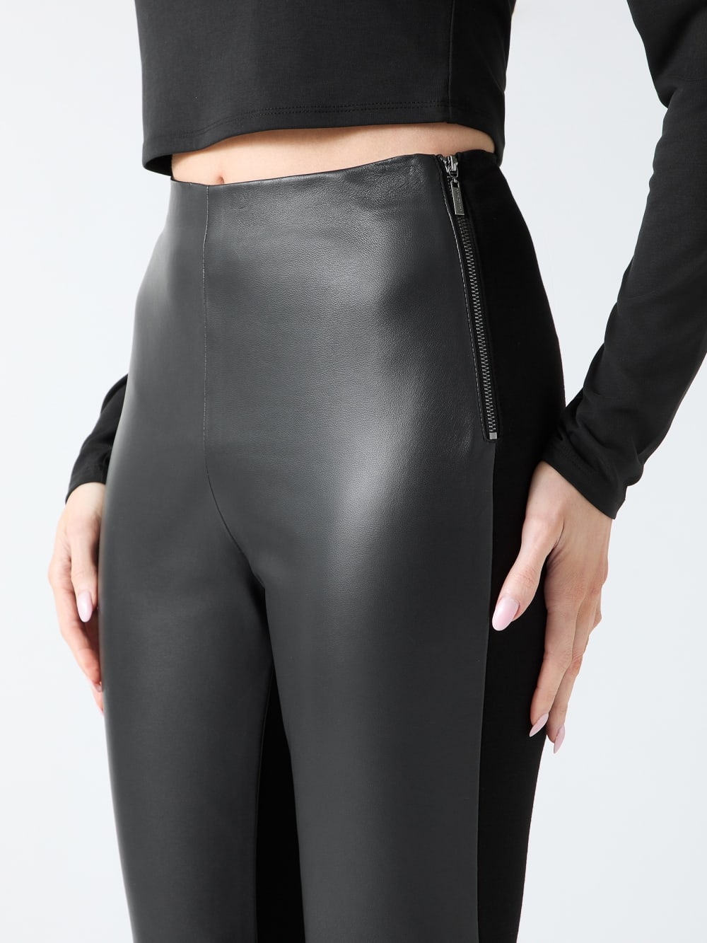 Coy Leather High-Rise Legging - Image 3