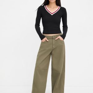 Barrel Twill Pants