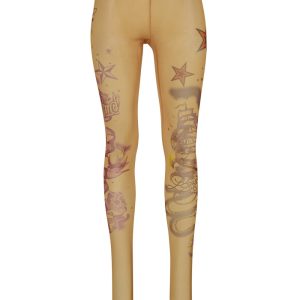 mesh leggings