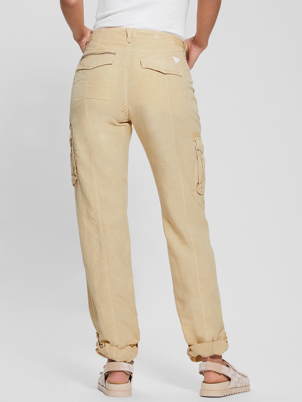 Nessi Linen Cargo Pants - Image 4