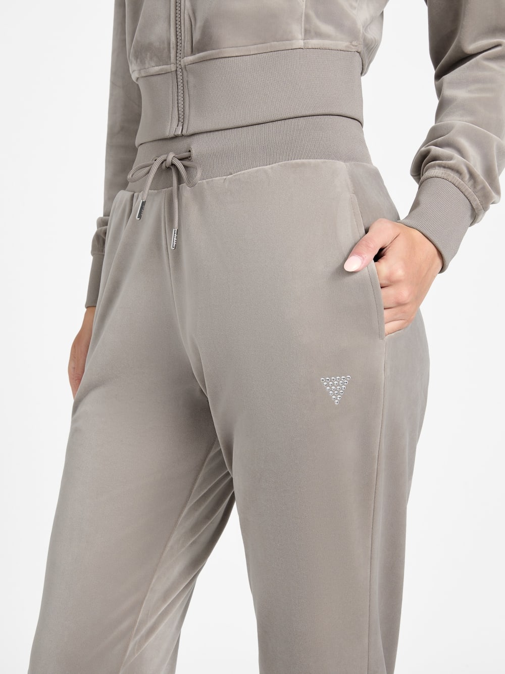Couture Velvet Jogger Pants - Image 3