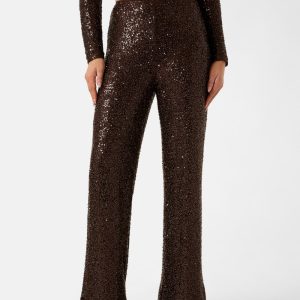 Sequins flare pants