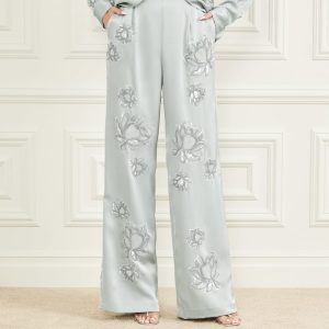 Gwen Embroidered Flower Pant